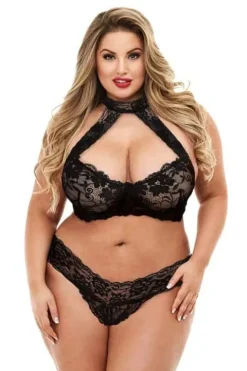 Baci Lace Halter Bikini Set