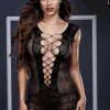 Baci Ultra Corset Lace Up Cut Out Bodystocking