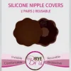 Bye Bra Dark Silicone Nipple Covers
