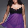 Coquette Baby Doll & G String Plus Size