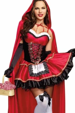 Dreamgirl 2 Pce Little Red Riding Hood Costume