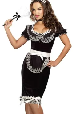 Dreamgirl 4 Pce Maid Costume