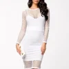 Mesh Dress - Plus