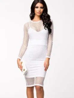 Mesh Dress - Plus