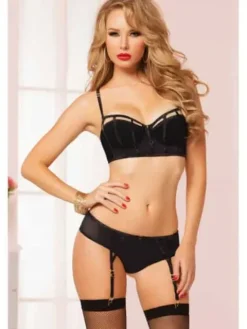 Seven Til Midnight Glitterati Bra Set