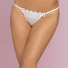 Seven Til Midnight White Crochet Lace Thong
